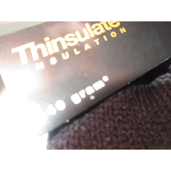 Women's Cable Knitted Soft Insulated Ultra Isotoner Black Mittens Gloves New - Picture 6 of 6